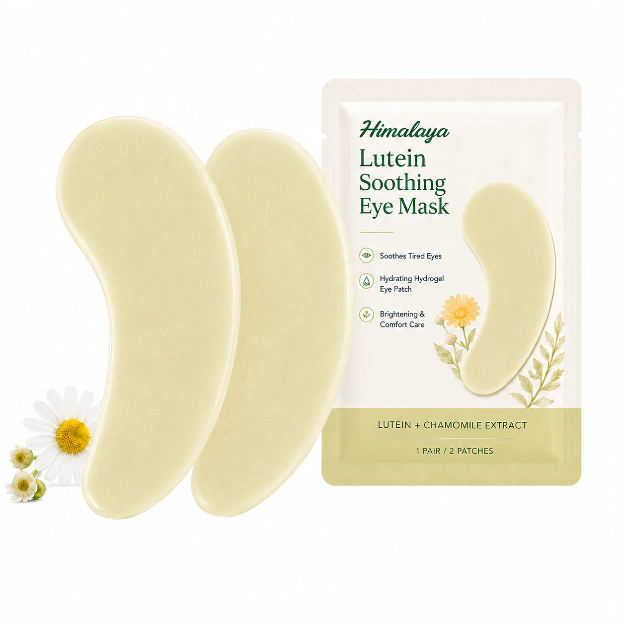 Lutein Hydrogel Eye Mask, Soothing for Tired Eyes