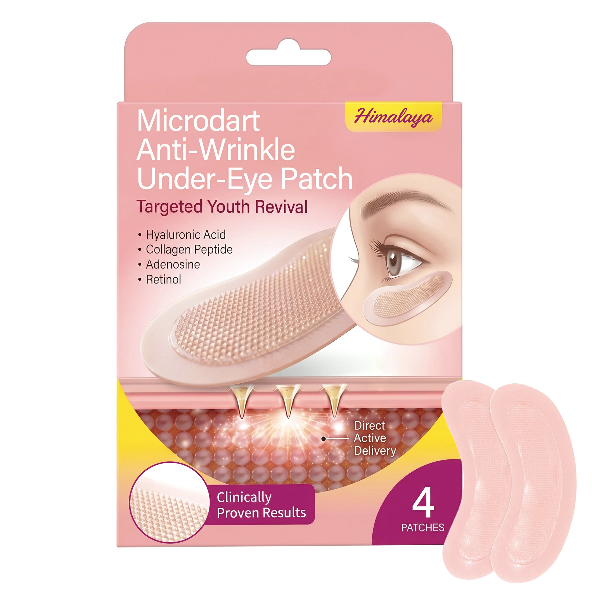 Anti-Wrinkle Microneedle Eye Patch