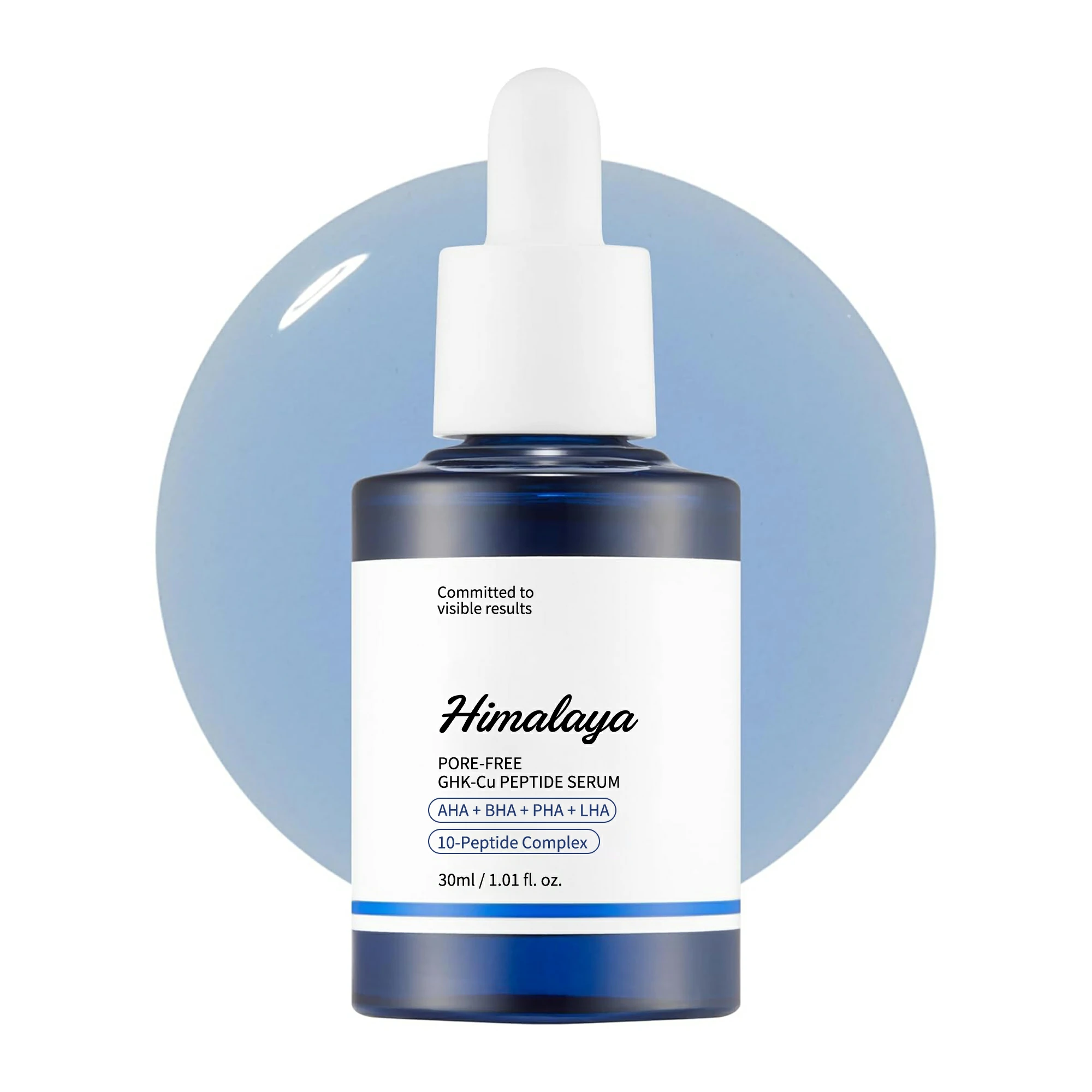 Blue Copper Peptide Serum, Pore Refining & Skin Renewal