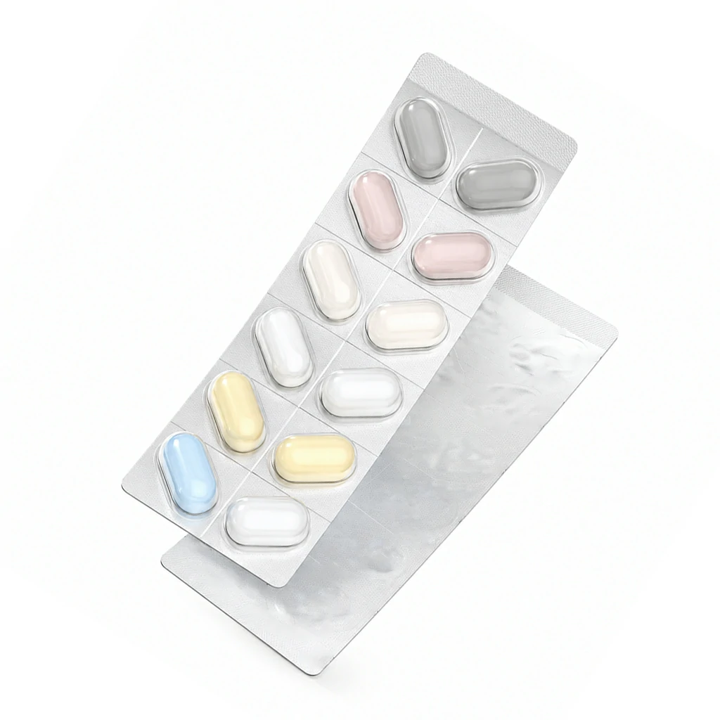 6-Step Skincare Blister Sample Pack, Travel and Trial Use