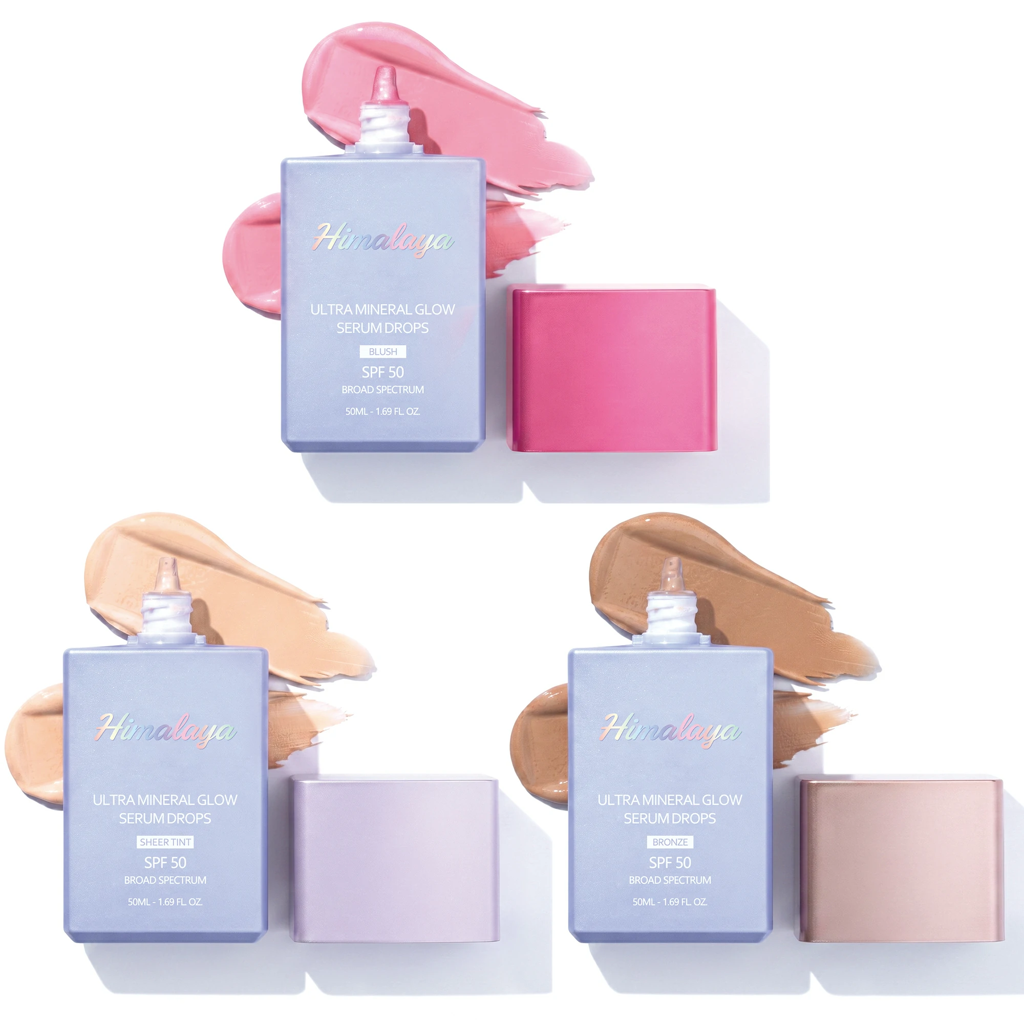 Tinted Sunscreen Serum, 3 Glow Shades